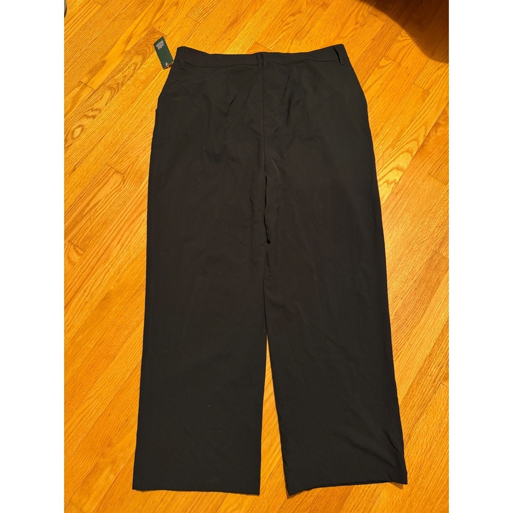 Wild Fable Black Wide Leg Trousers Size 17 High Waist Career Casual - Picture 2 of 5